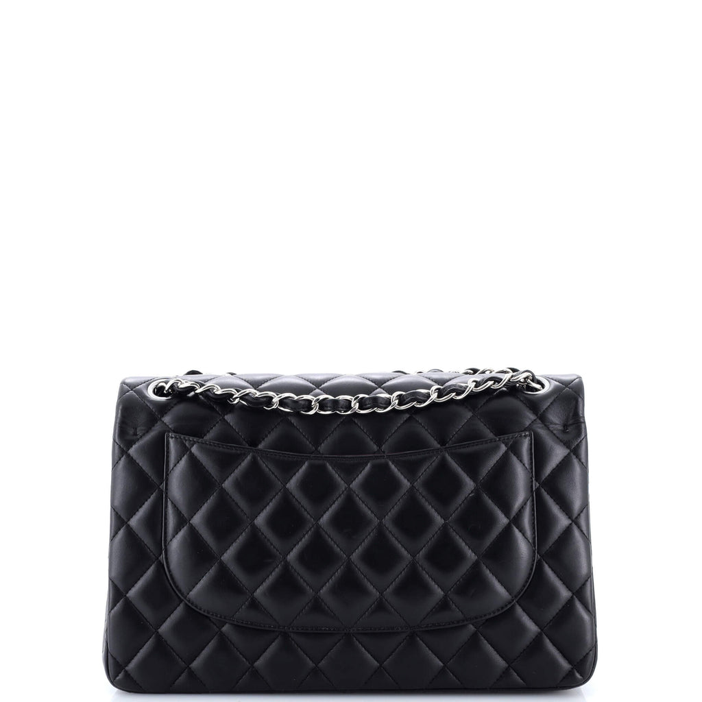 Classic Double Flap Bag Quilted Lambskin Jumbo