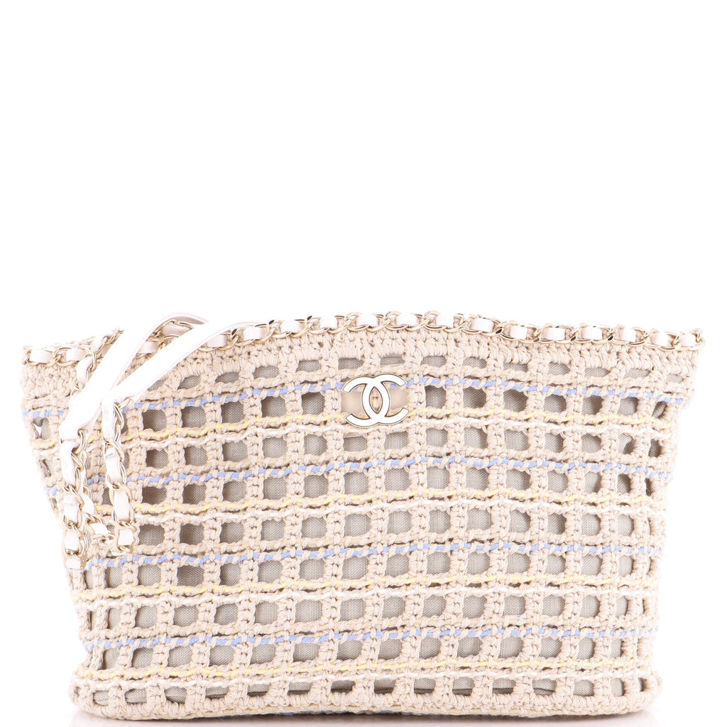 Le Panier Chain Around Shopping Bag Crochet Cotton Small