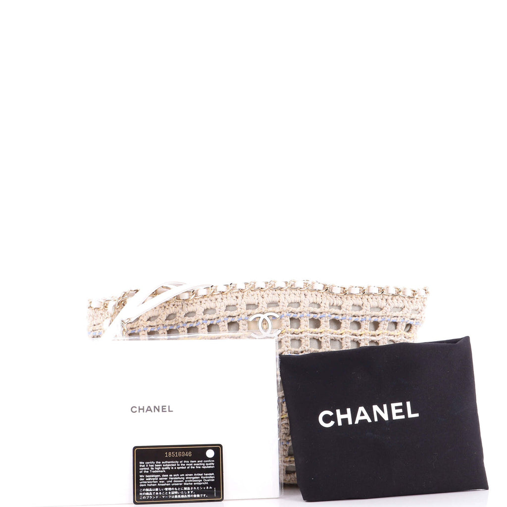 Le Panier Chain Around Shopping Bag Crochet Cotton Small