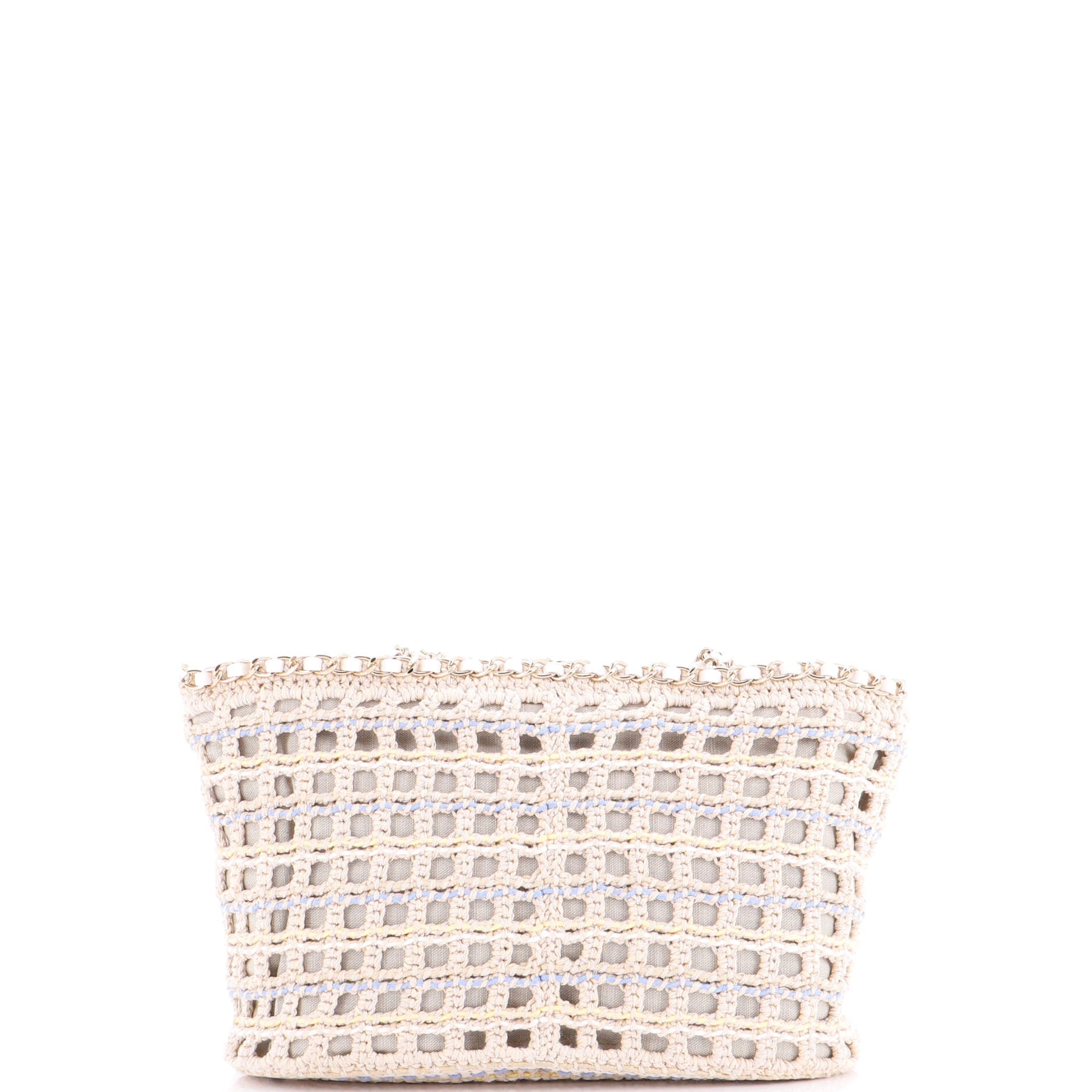 Le Panier Chain Around Shopping Bag Crochet Cotton Small
