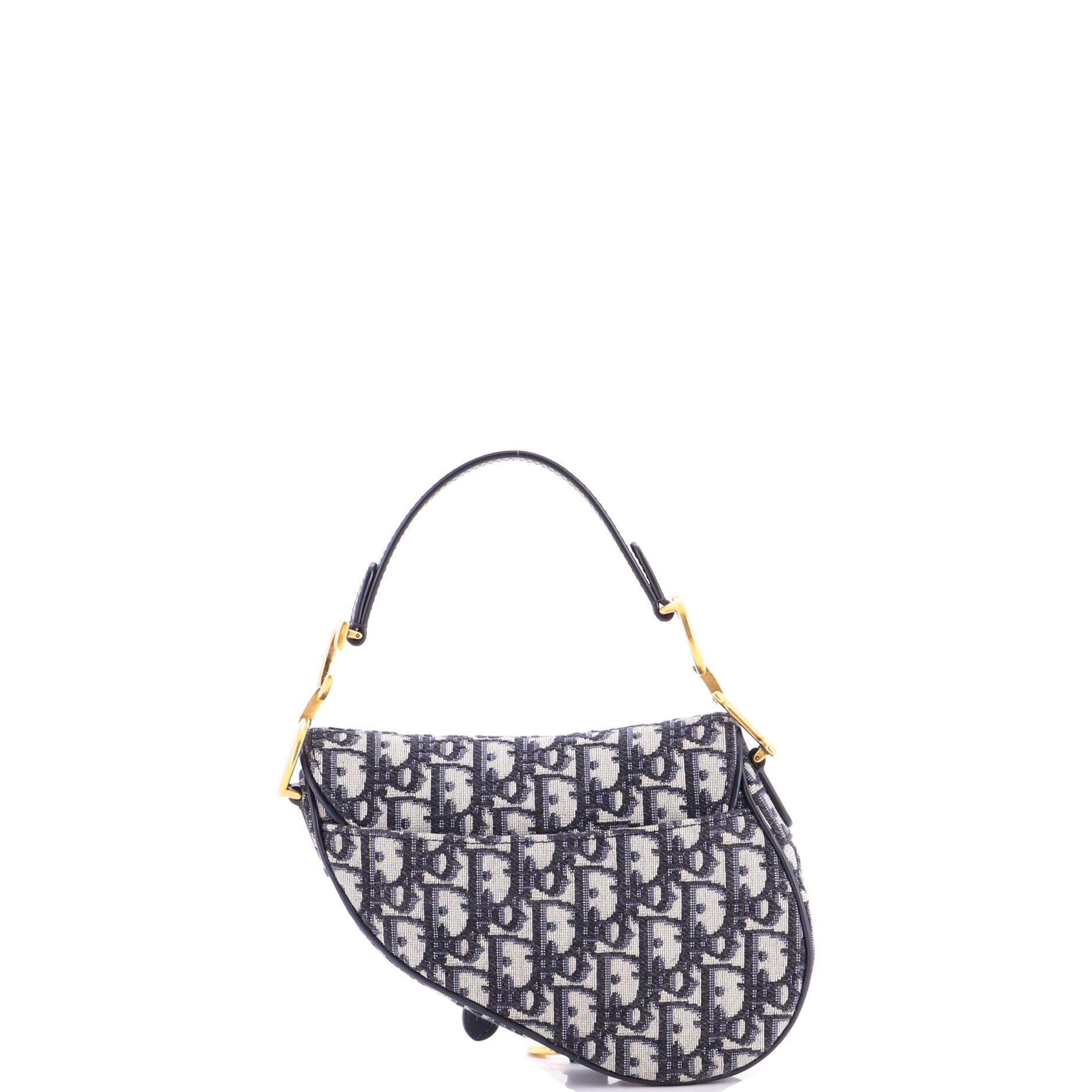 Saddle Handbag Oblique Canvas Mini