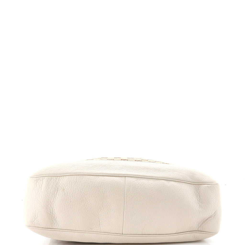Diana Bamboo Shoulder Bag GG Canvas Medium