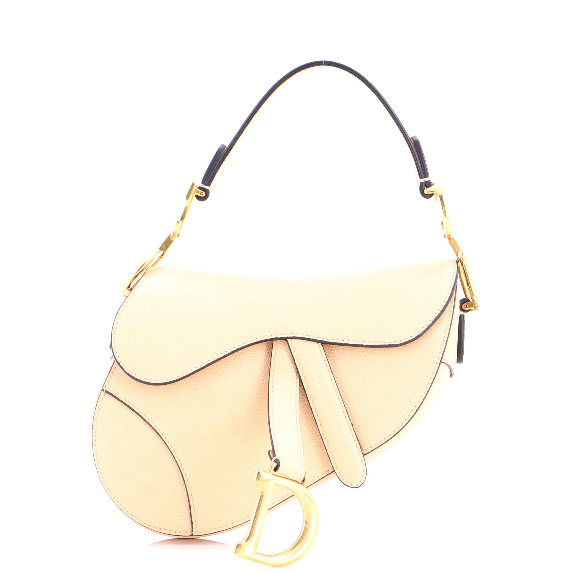Saddle Handbag Leather Mini