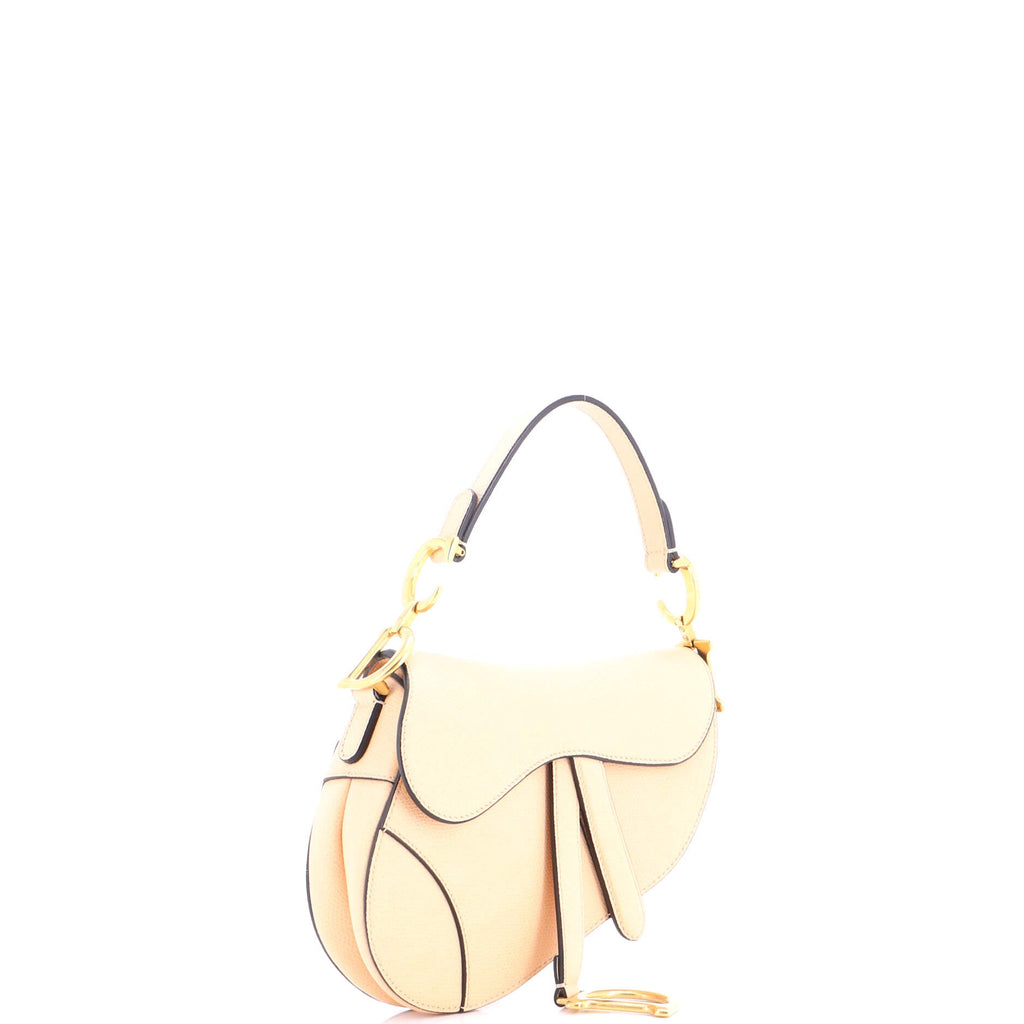 Saddle Handbag Leather Mini