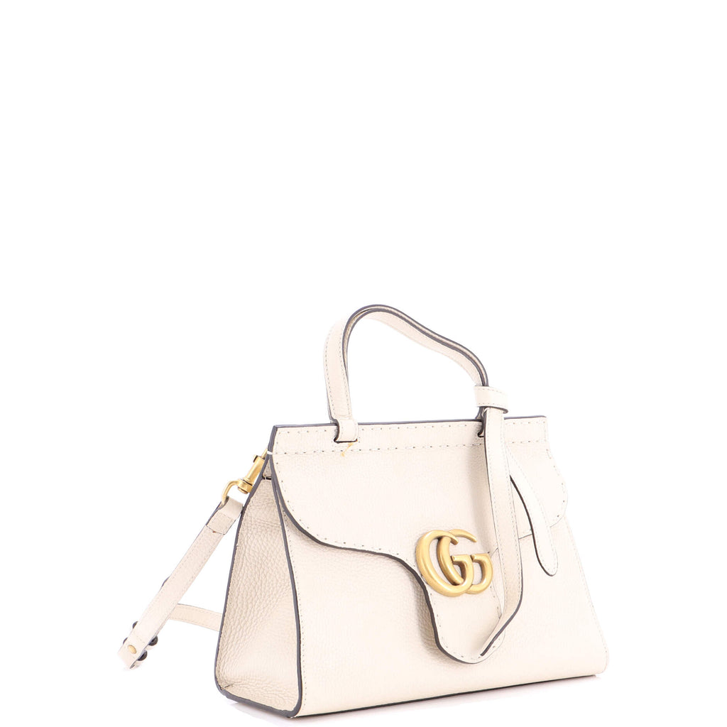GG Marmont Top Handle Bag Leather Mini