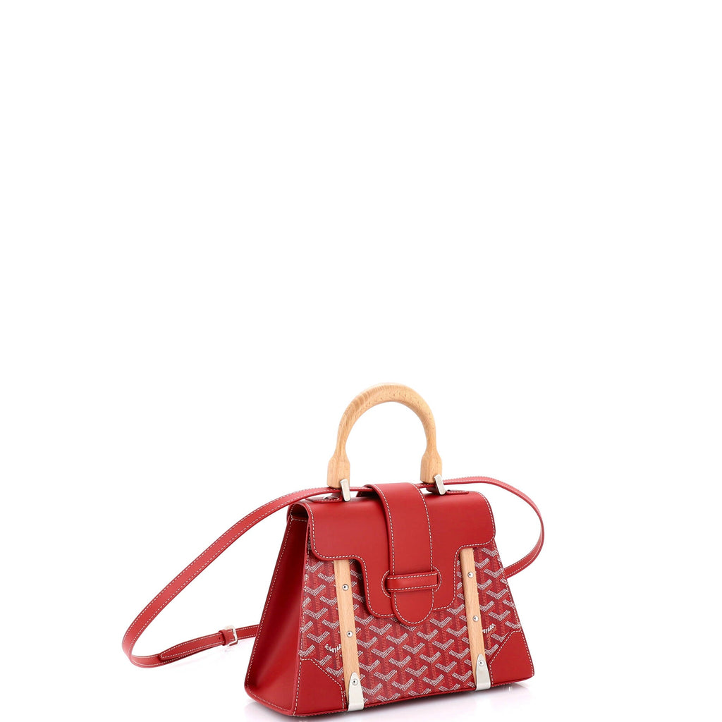 Saigon Top Handle Bag Coated Canvas with Leather PM