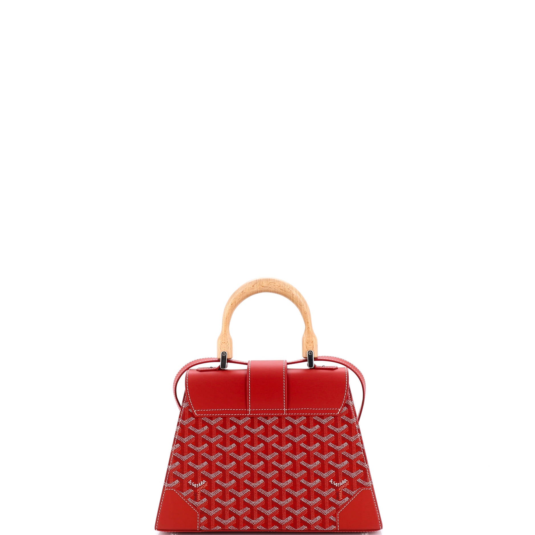 Saigon Top Handle Bag Coated Canvas with Leather PM