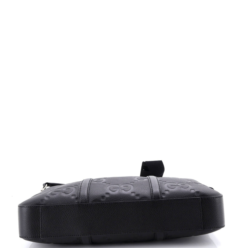 Convertible Briefcase Jumbo GG Embossed Leather