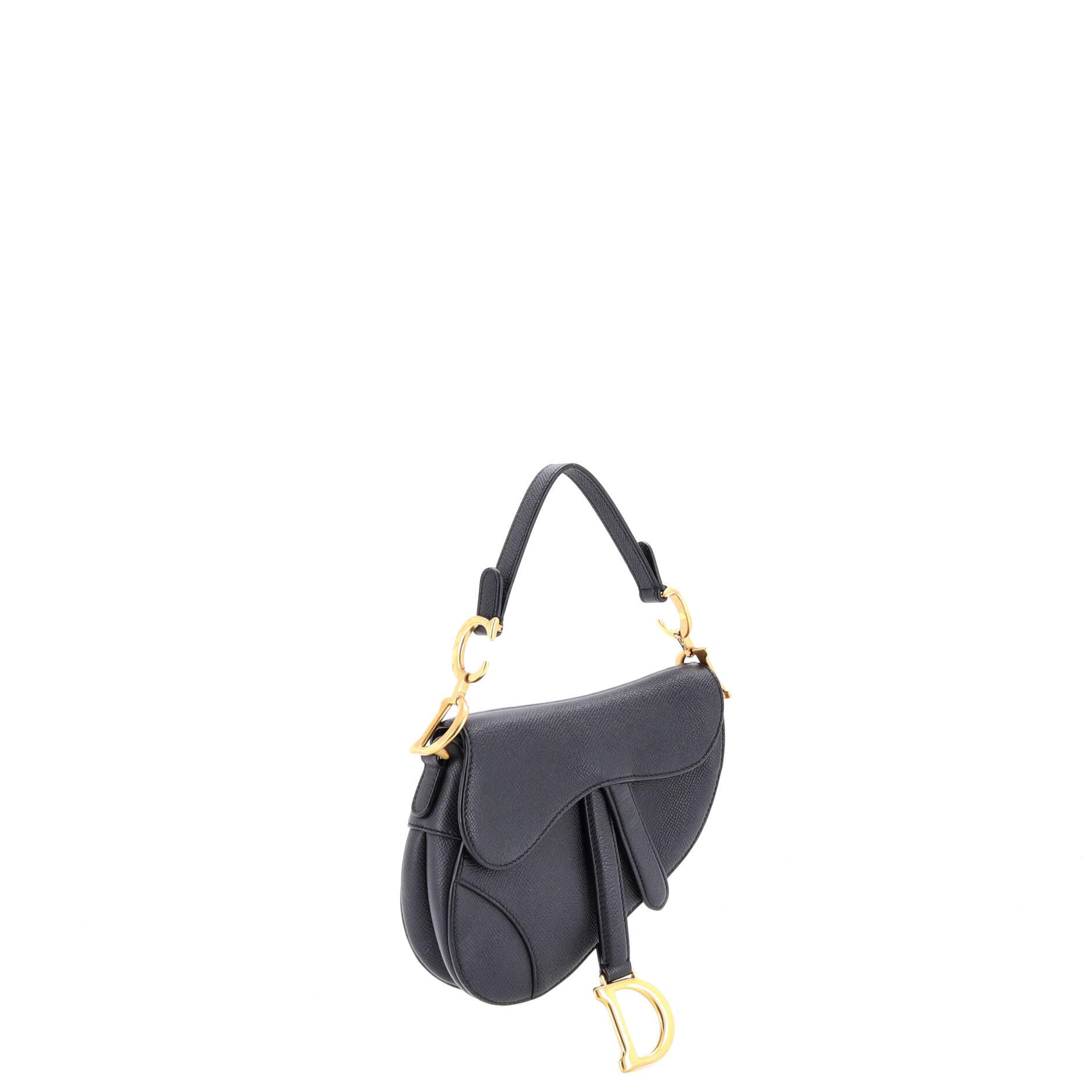 Saddle Handbag Leather Mini
