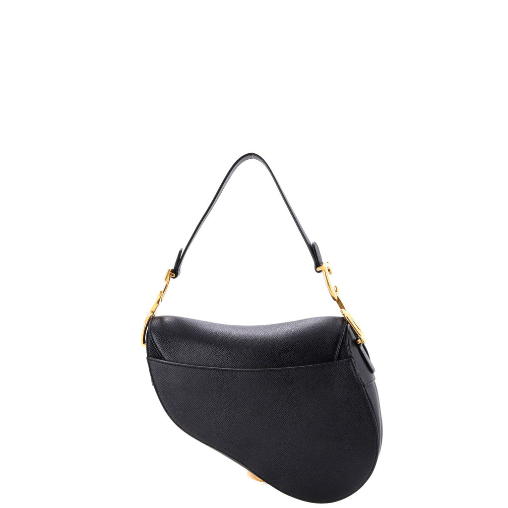 Saddle Handbag Leather Medium