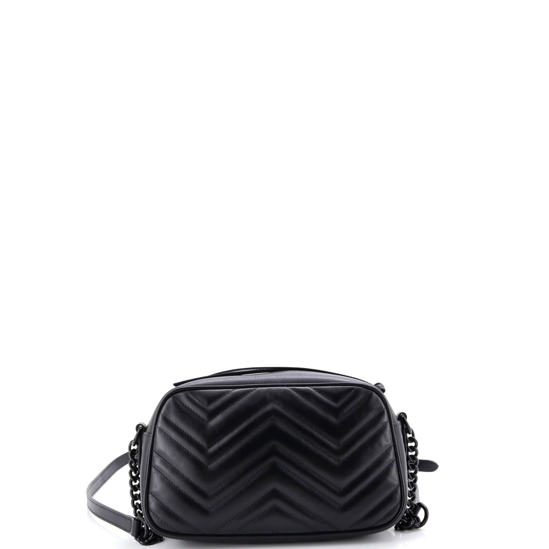 GG Marmont Monochrome Shoulder Bag Matelasse Leather Small