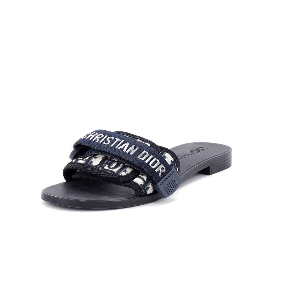 Women's Dio(r)evolution Slide Sandals Oblique Fabric