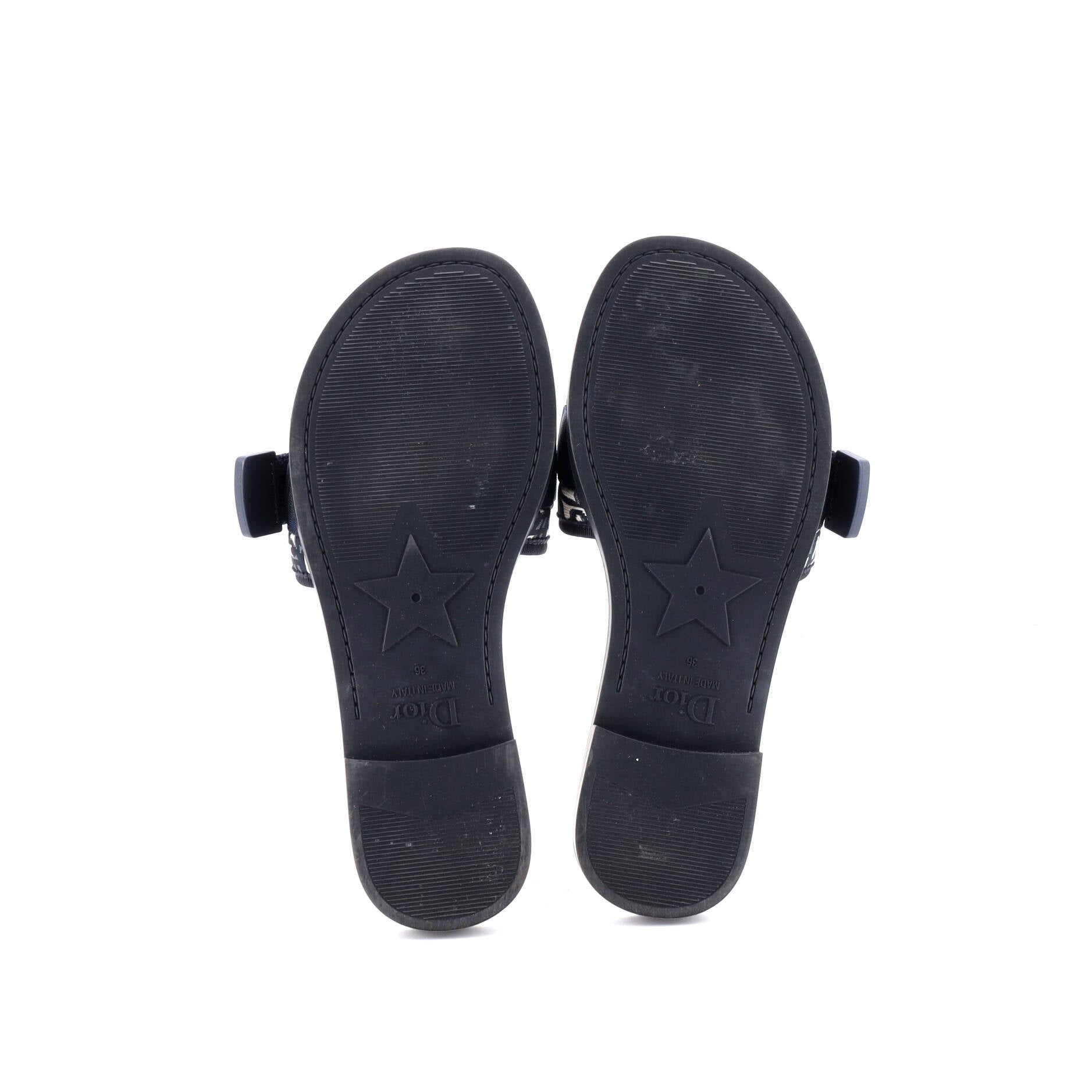 Women's Dio(r)evolution Slide Sandals Oblique Fabric