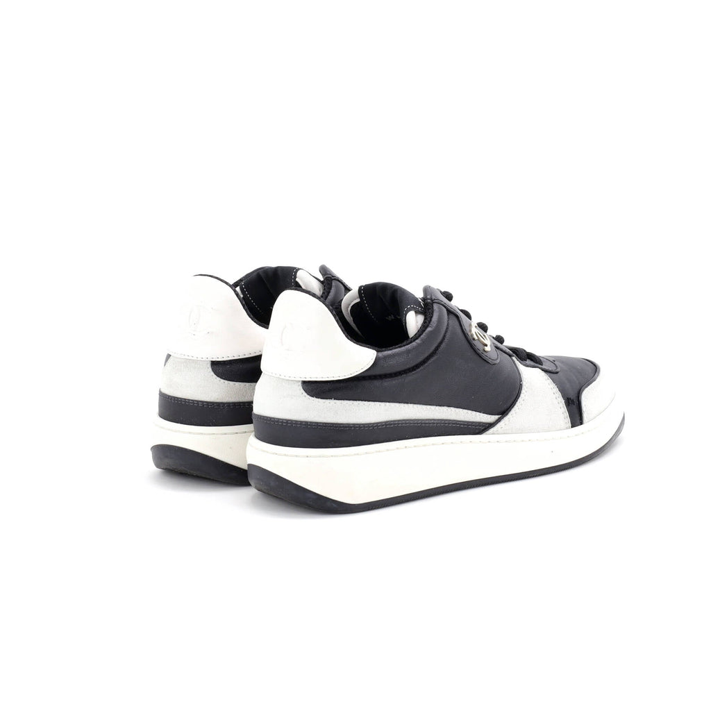 Women's CC Low-Top Sneakers Suede and Leather