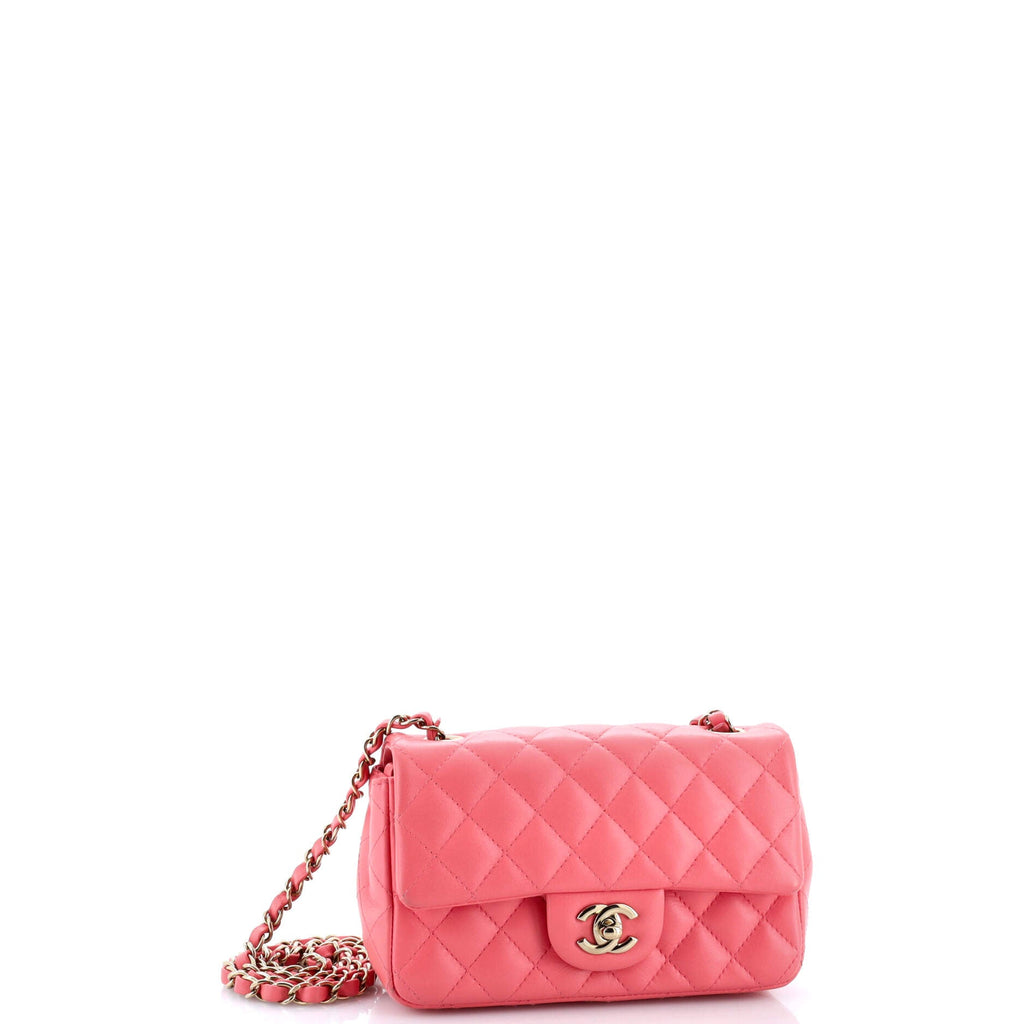 Classic Single Flap Bag Quilted Lambskin Mini