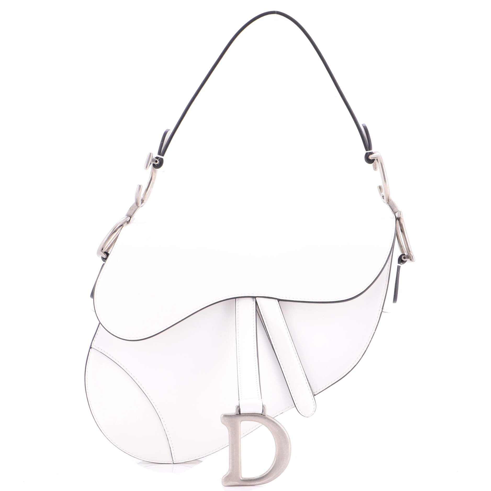 Saddle Handbag Leather Medium