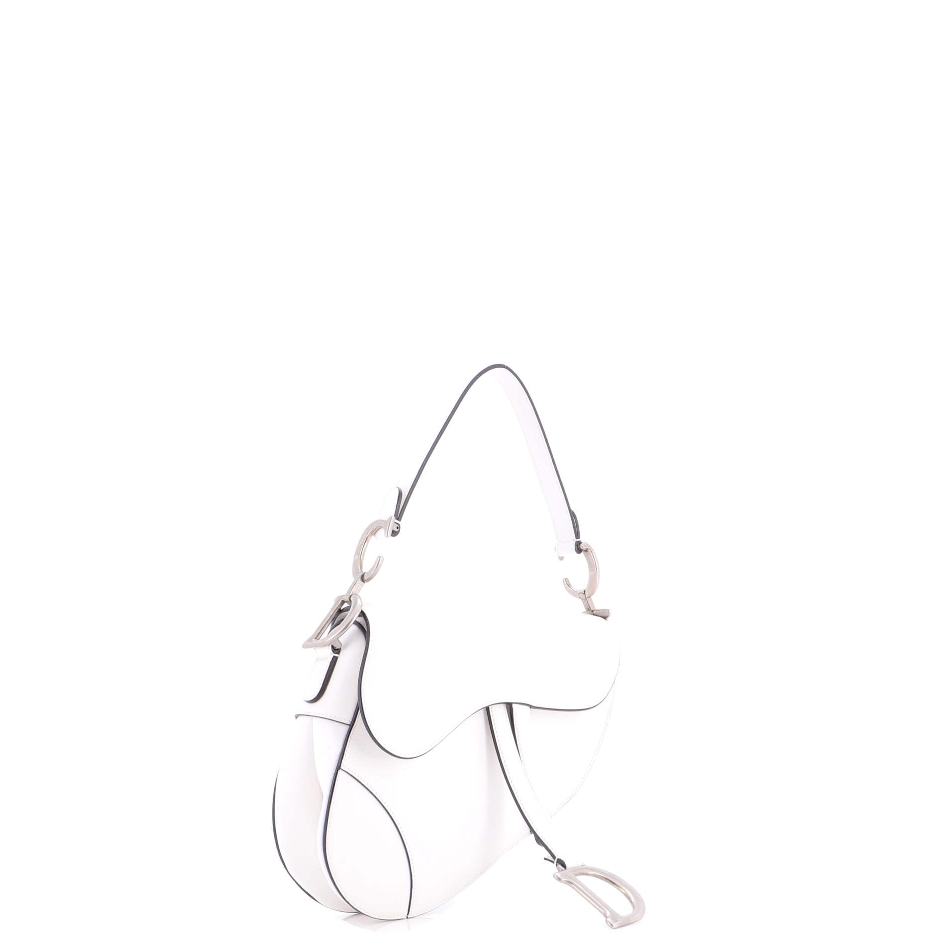 Saddle Handbag Leather Medium