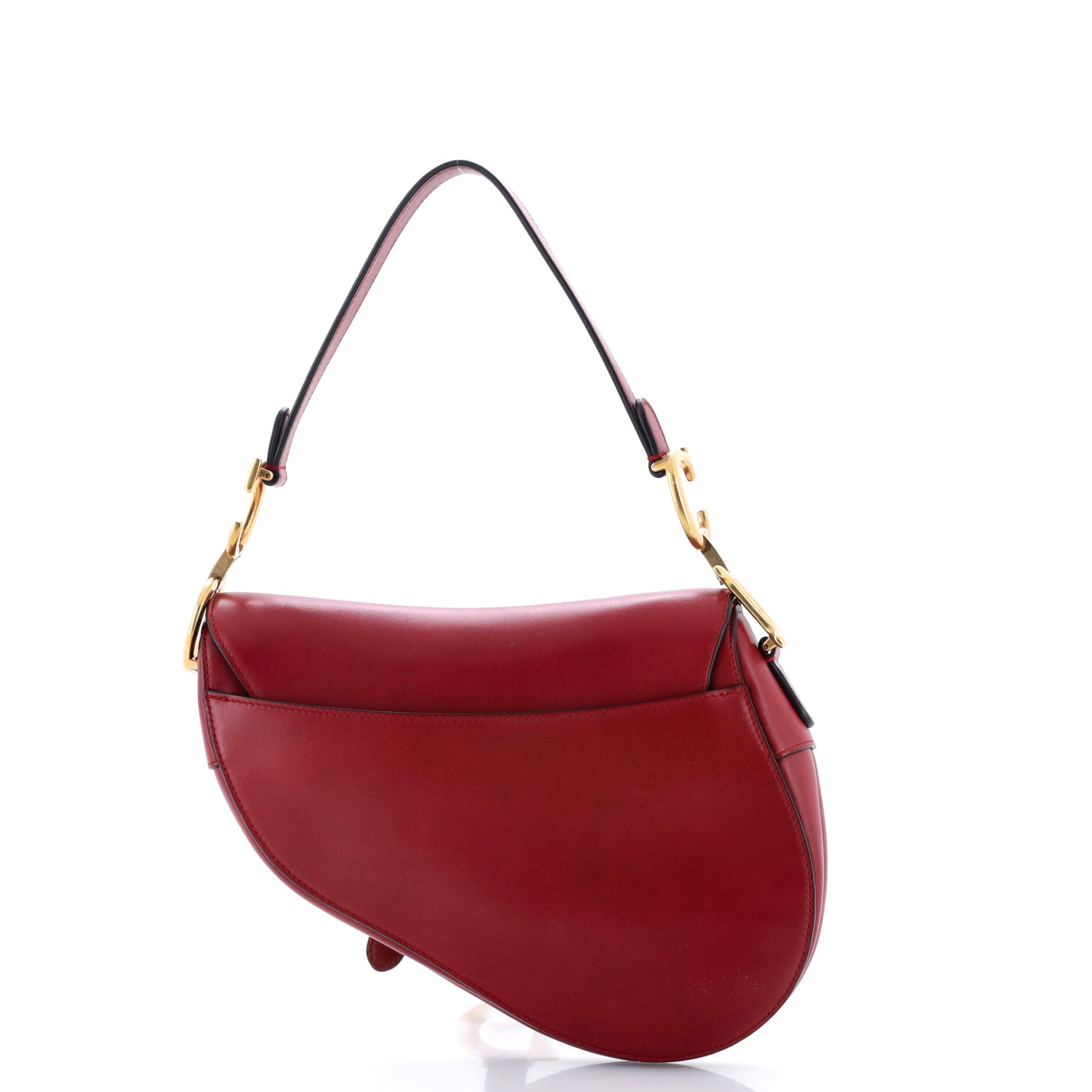 Saddle Handbag Leather Medium