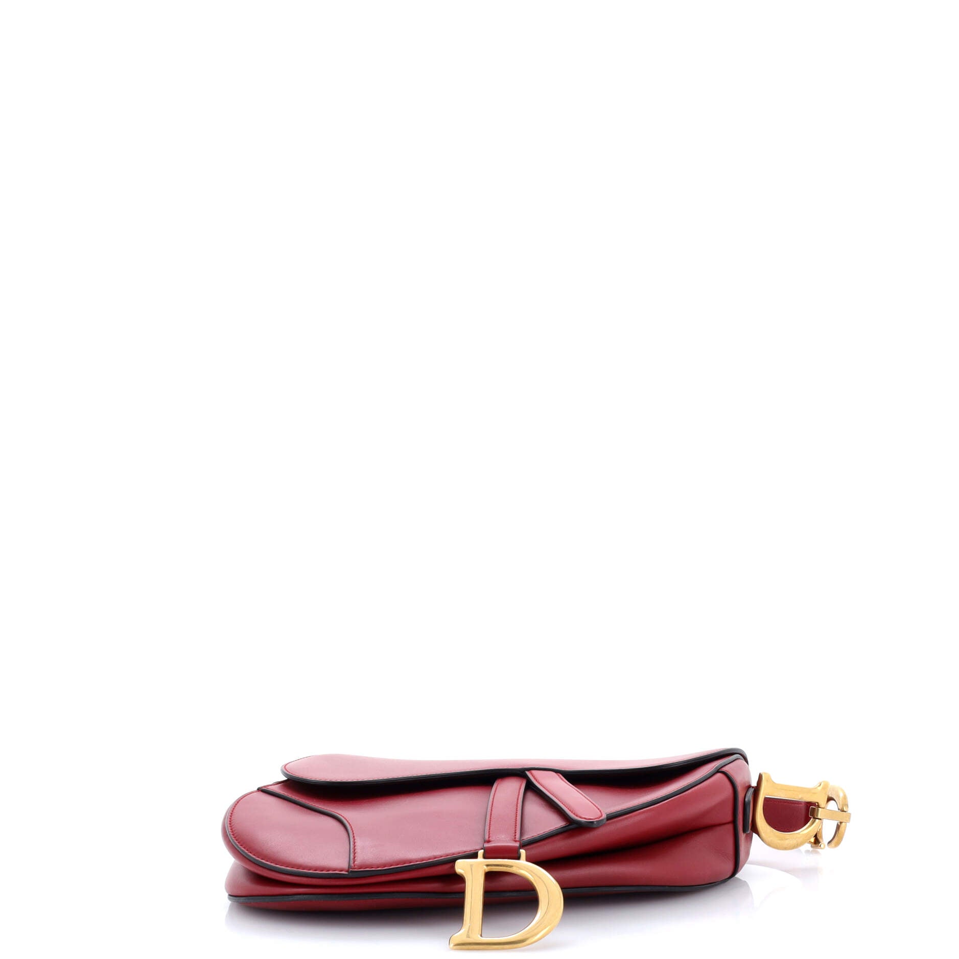 Saddle Handbag Leather Medium