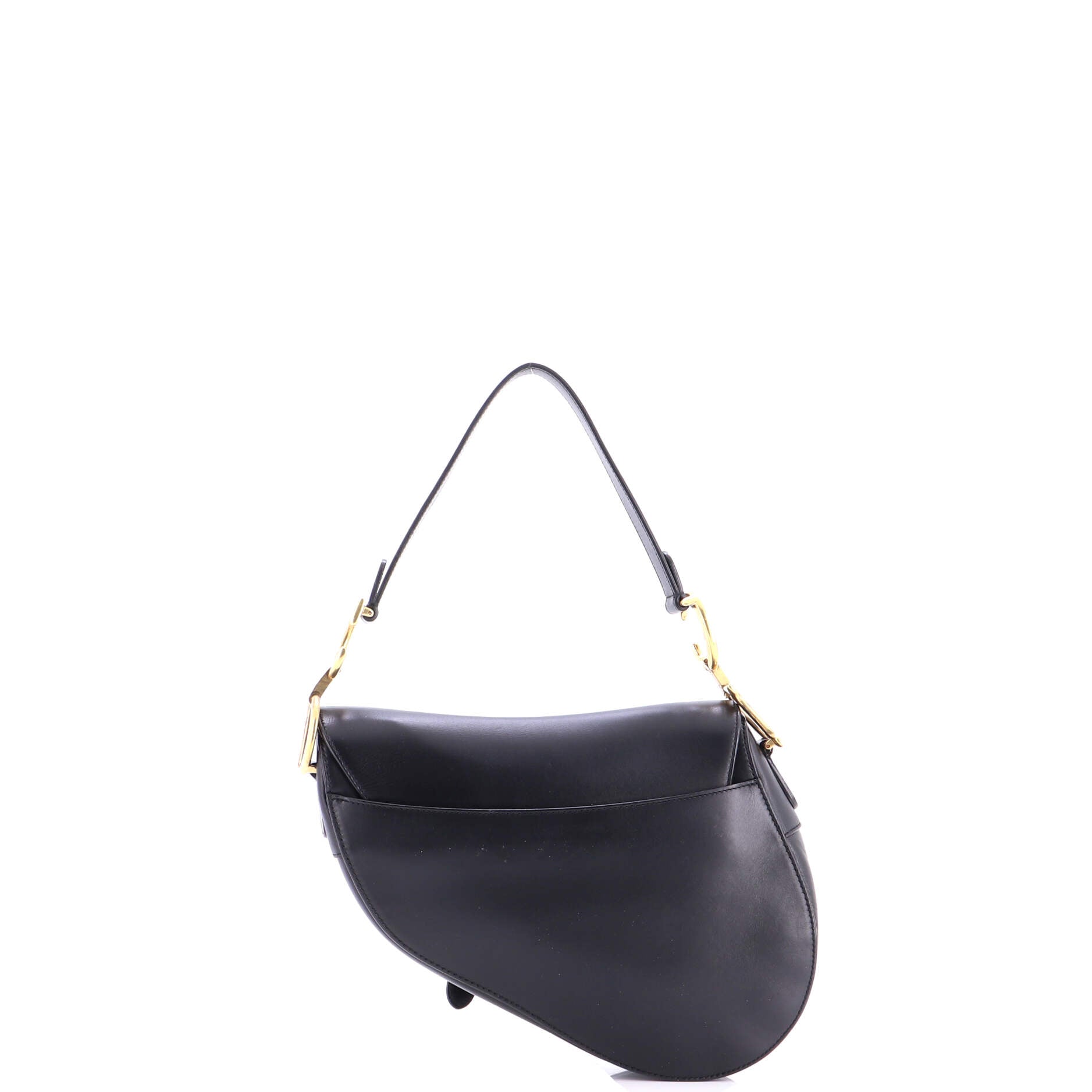 Saddle Handbag Leather Medium