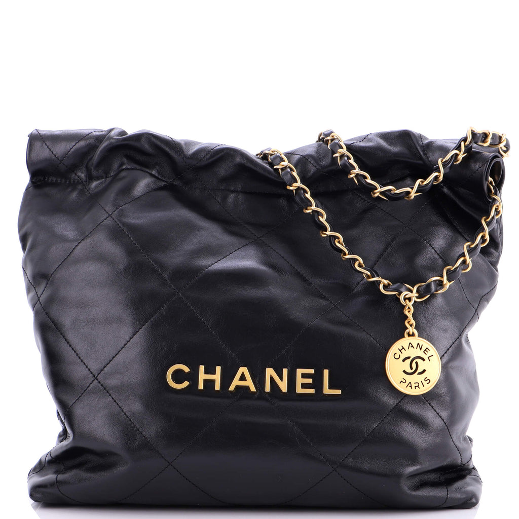 22 Chain Hobo Quilted Calfskin Small