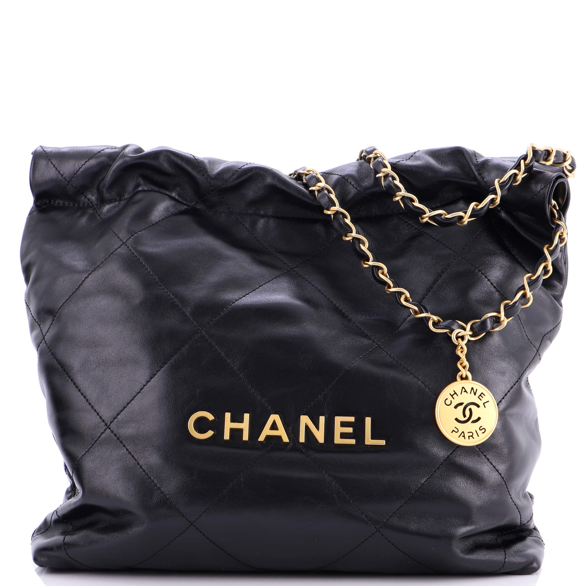 22 Chain Hobo Quilted Calfskin Small