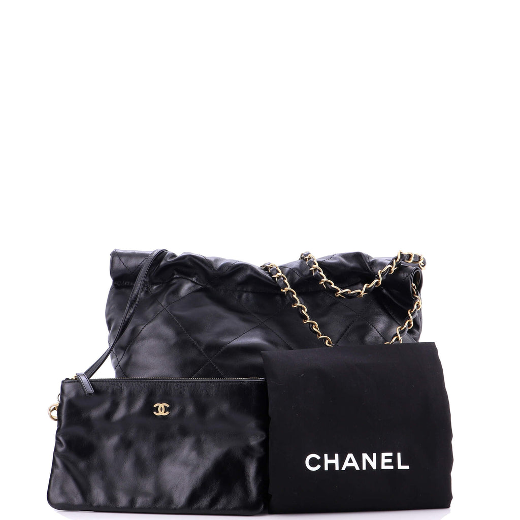 22 Chain Hobo Quilted Calfskin Small