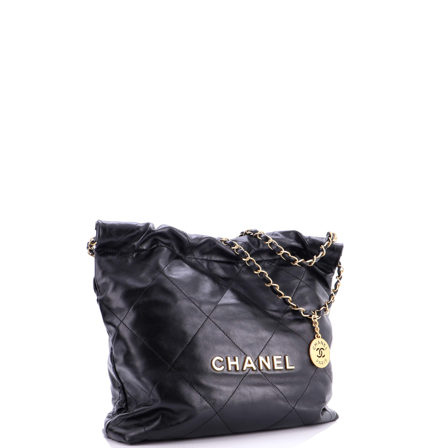 22 Chain Hobo Quilted Calfskin Small