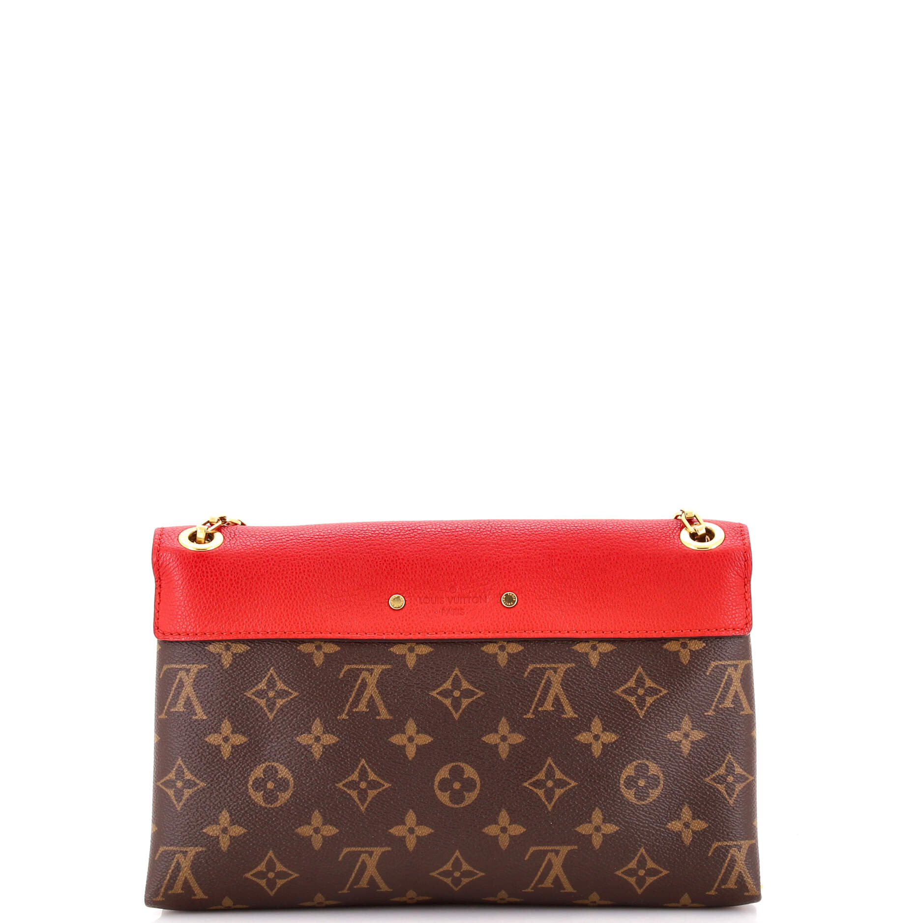 Pallas Chain Shoulder Bag Monogram Canvas and Calfskin