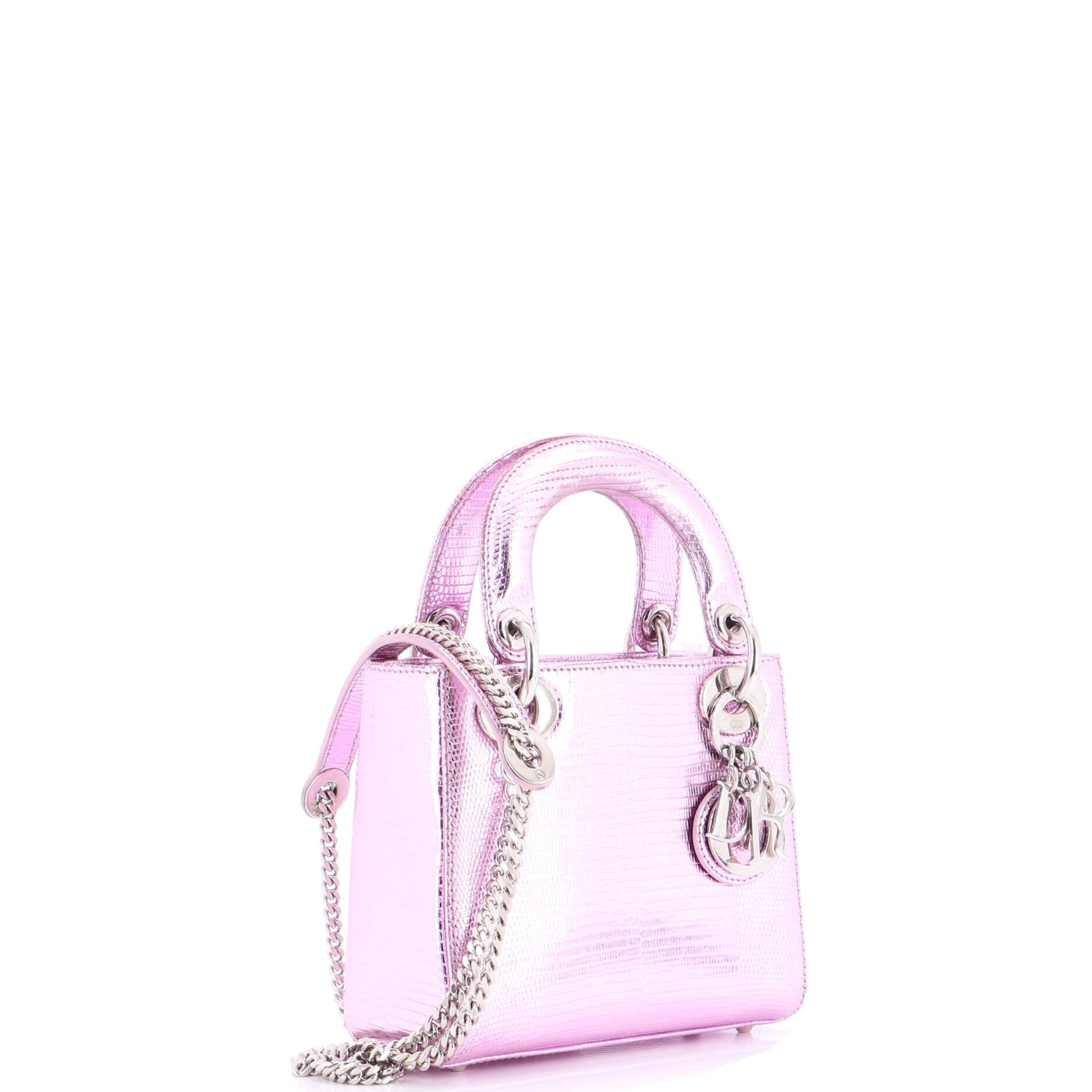 Lady Dior Bag Lizard Mini