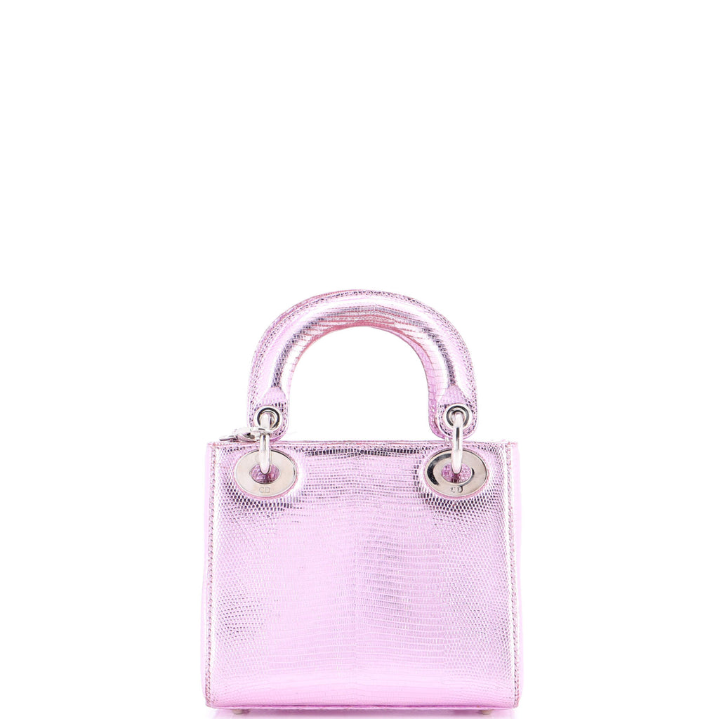 Lady Dior Bag Lizard Mini