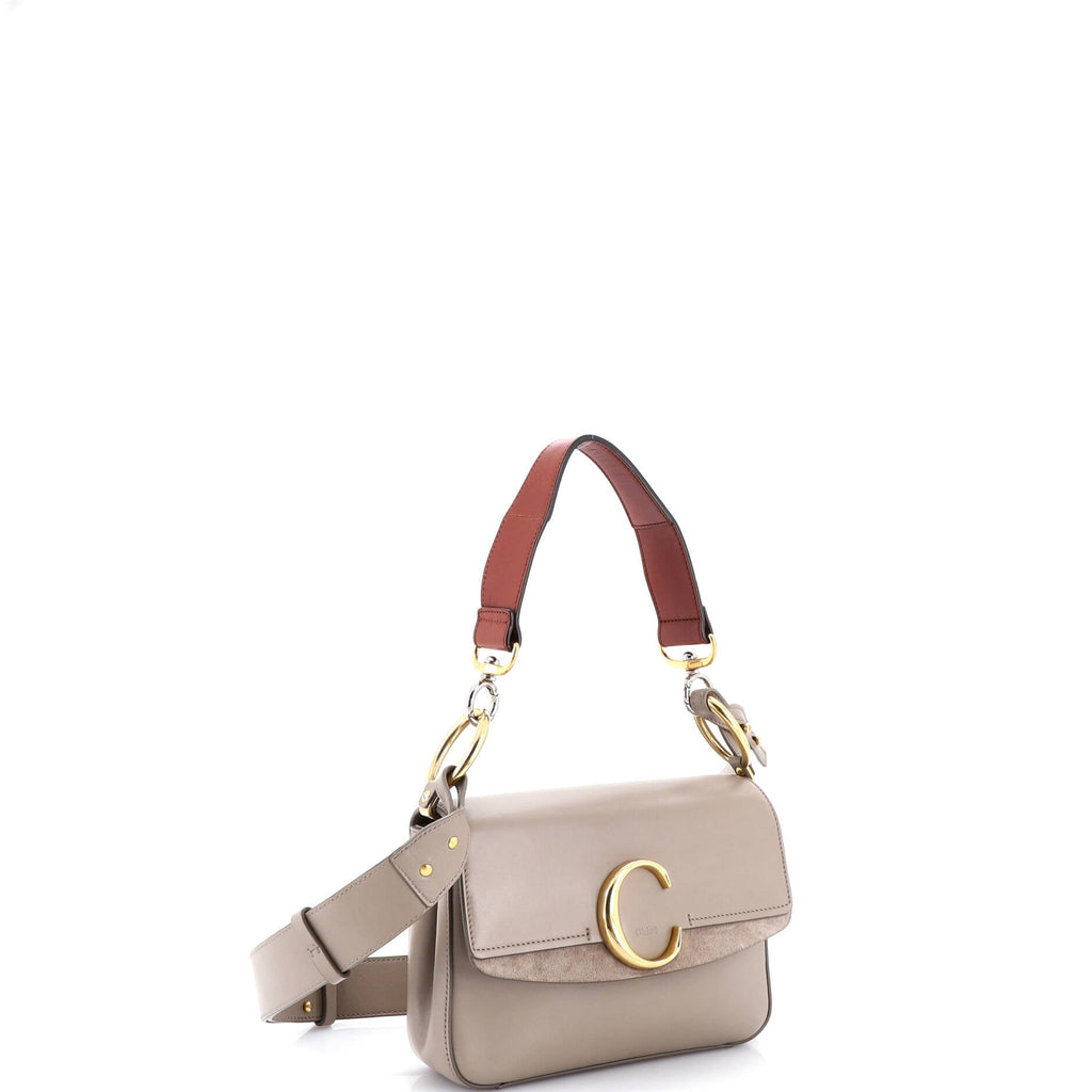 C Double Carry Bag Leather Small