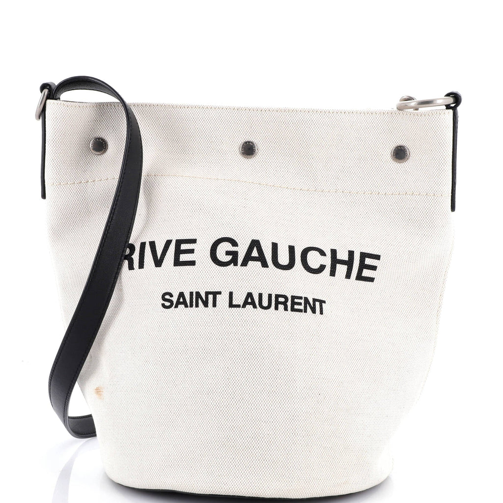 Rive Gauche Bucket Bag Canvas
