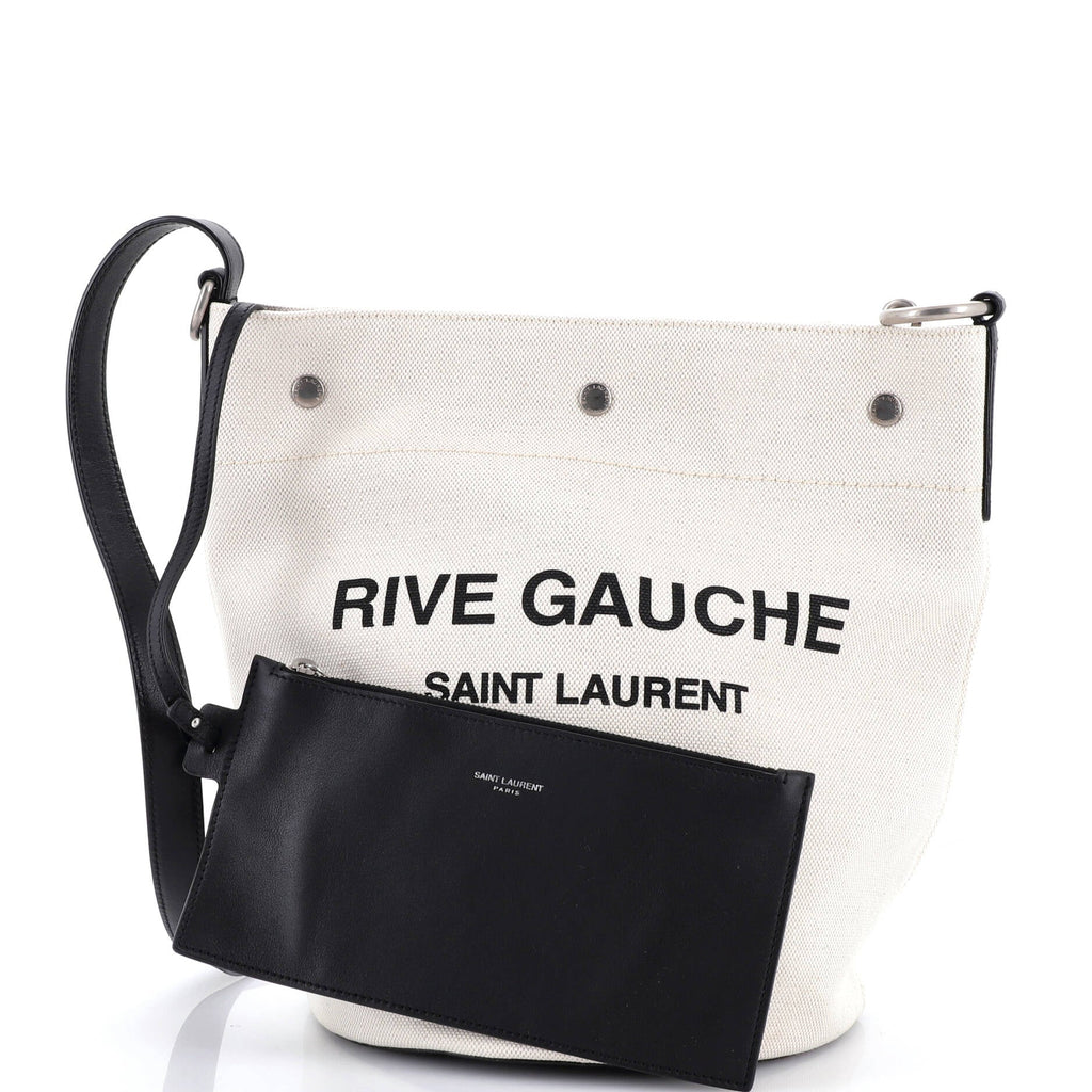Rive Gauche Bucket Bag Canvas