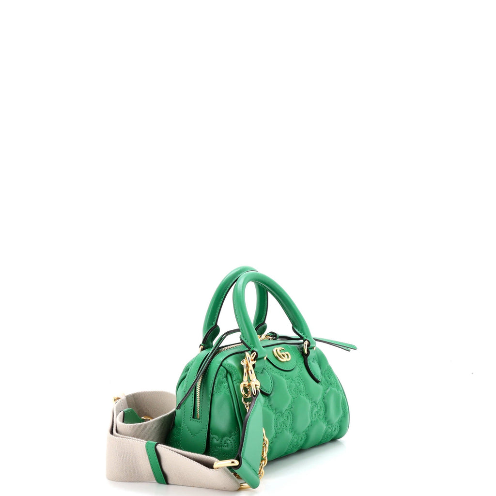 Ophidia Convertible Boston Top Handle Bag GG Matelasse Leather Mini