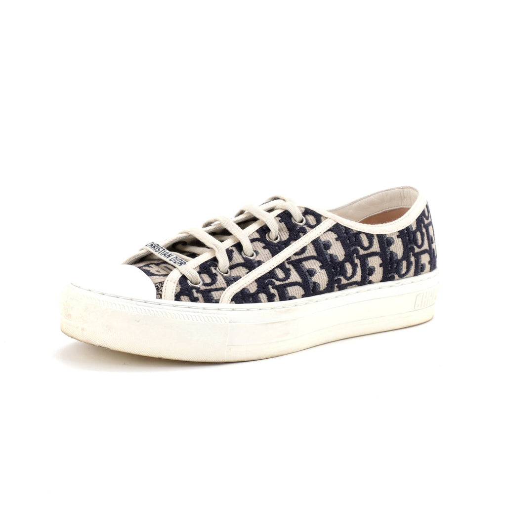 Women's Walk'N'Dior Sneakers Oblique Canvas