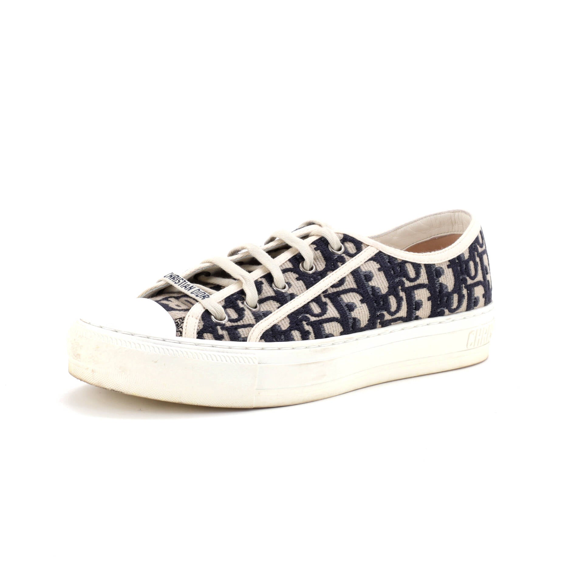 Women's Walk'N'Dior Sneakers Oblique Canvas