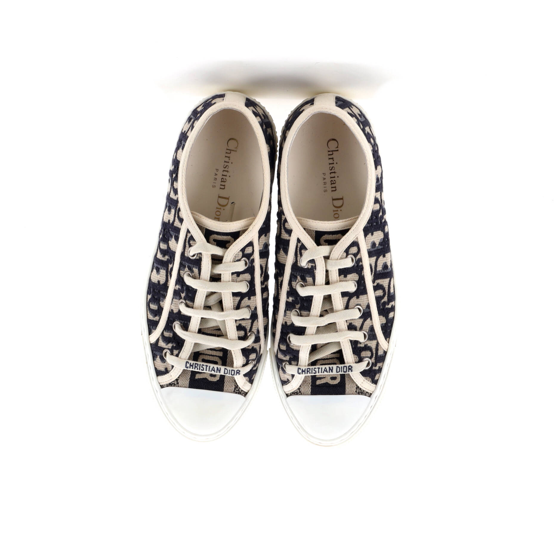 Women's Walk'N'Dior Sneakers Oblique Canvas