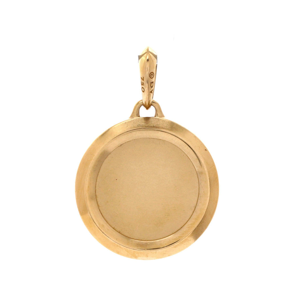 St. Christopher Amulet Pendant Pendant & Charms 18K Yellow Gold with Diamonds