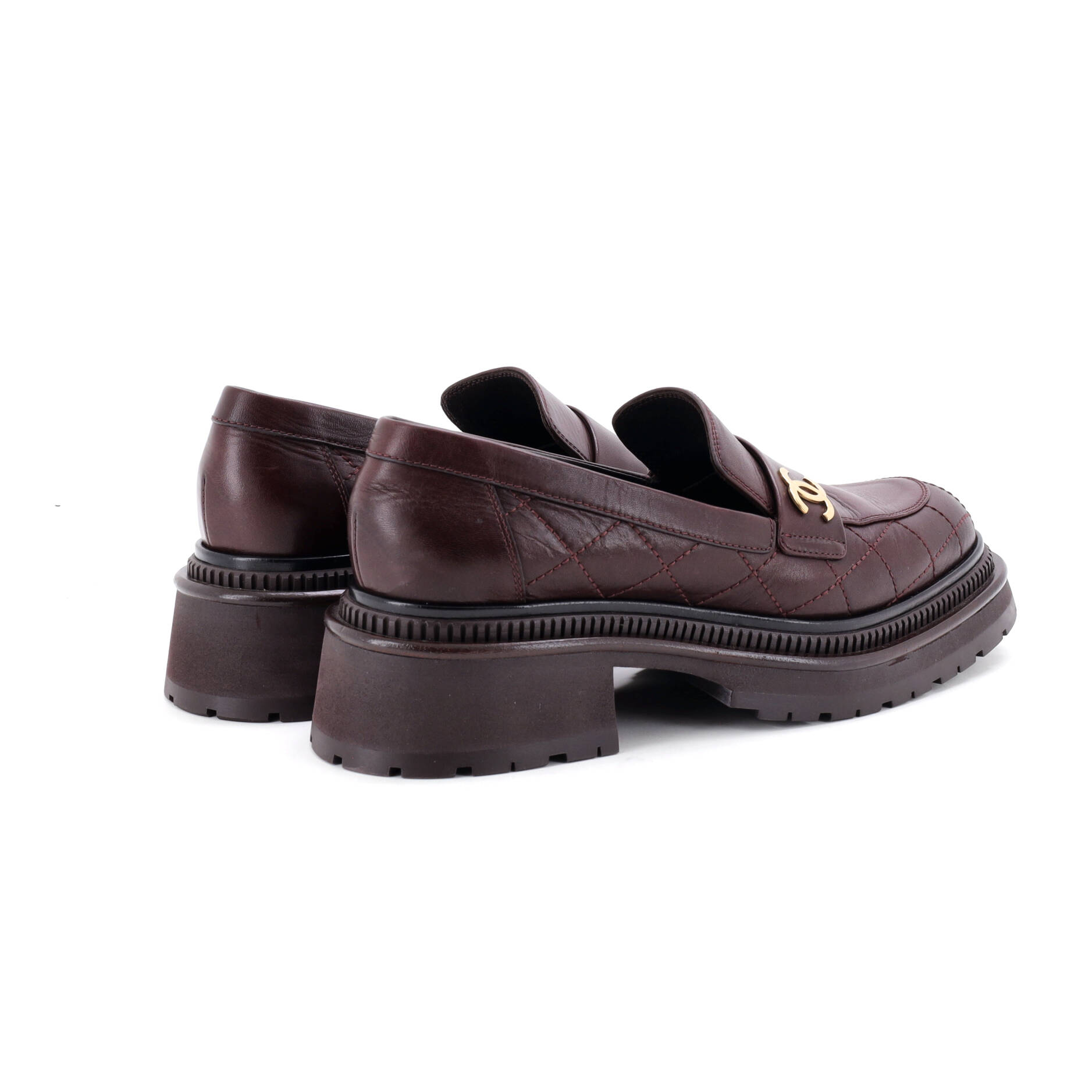 Women's CC Loafers Quilted Leather