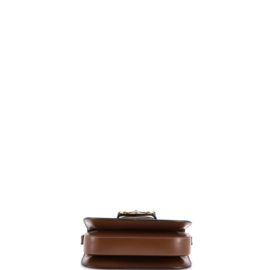 Horsebit 1955 Shoulder Bag GG Coated Canvas with Leather Small