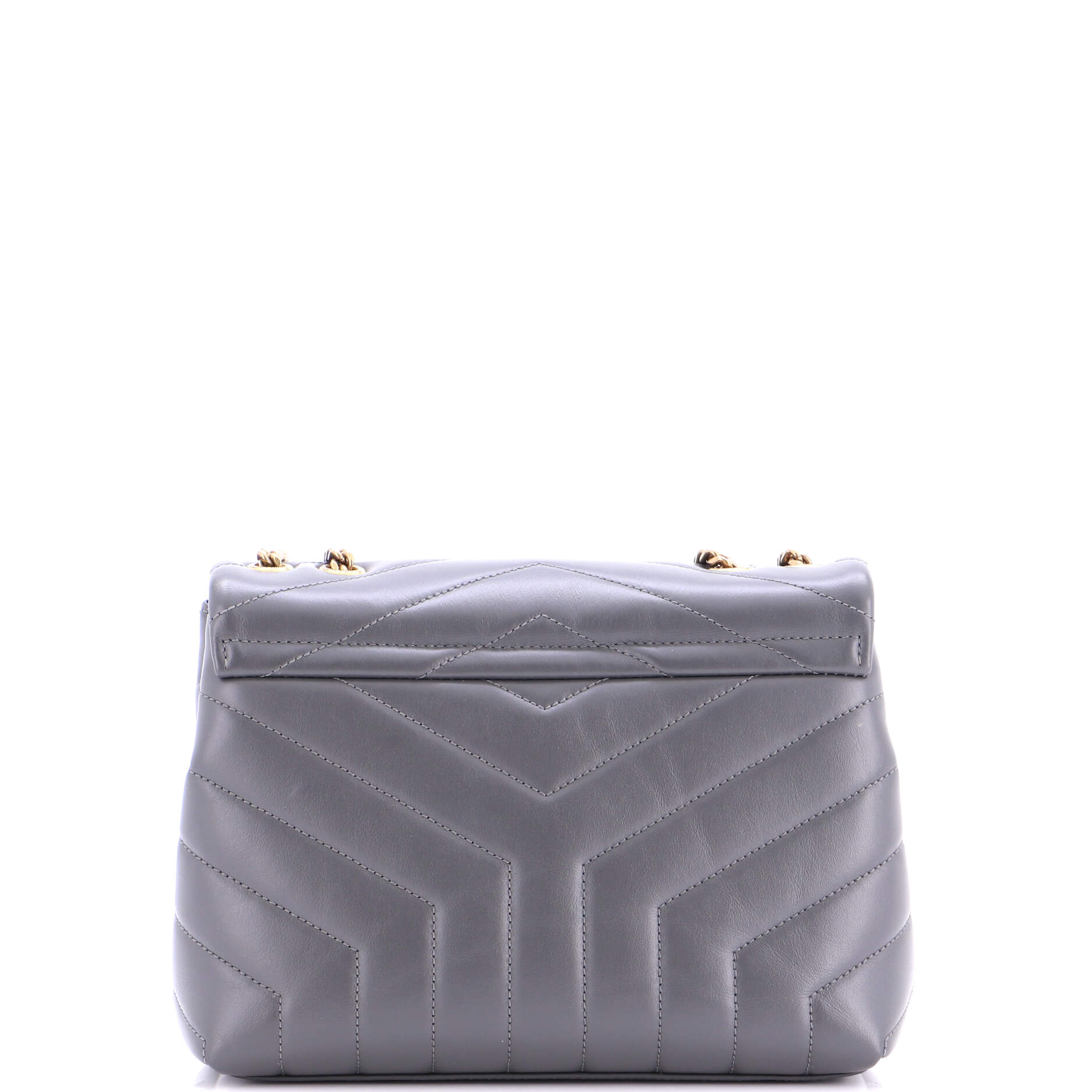 Loulou Shoulder Bag Matelasse Chevron Leather Small