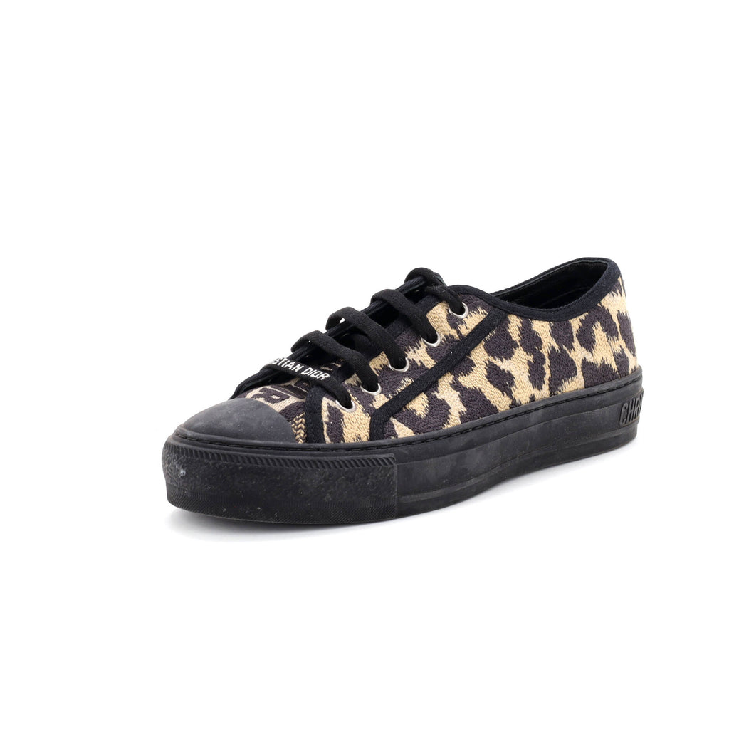 Women's Walk'N'Dior Sneakers Printed Canvas
