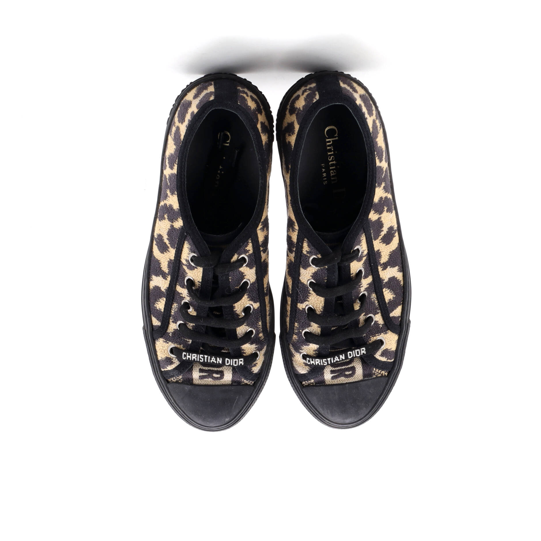 Women's Walk'N'Dior Sneakers Printed Canvas