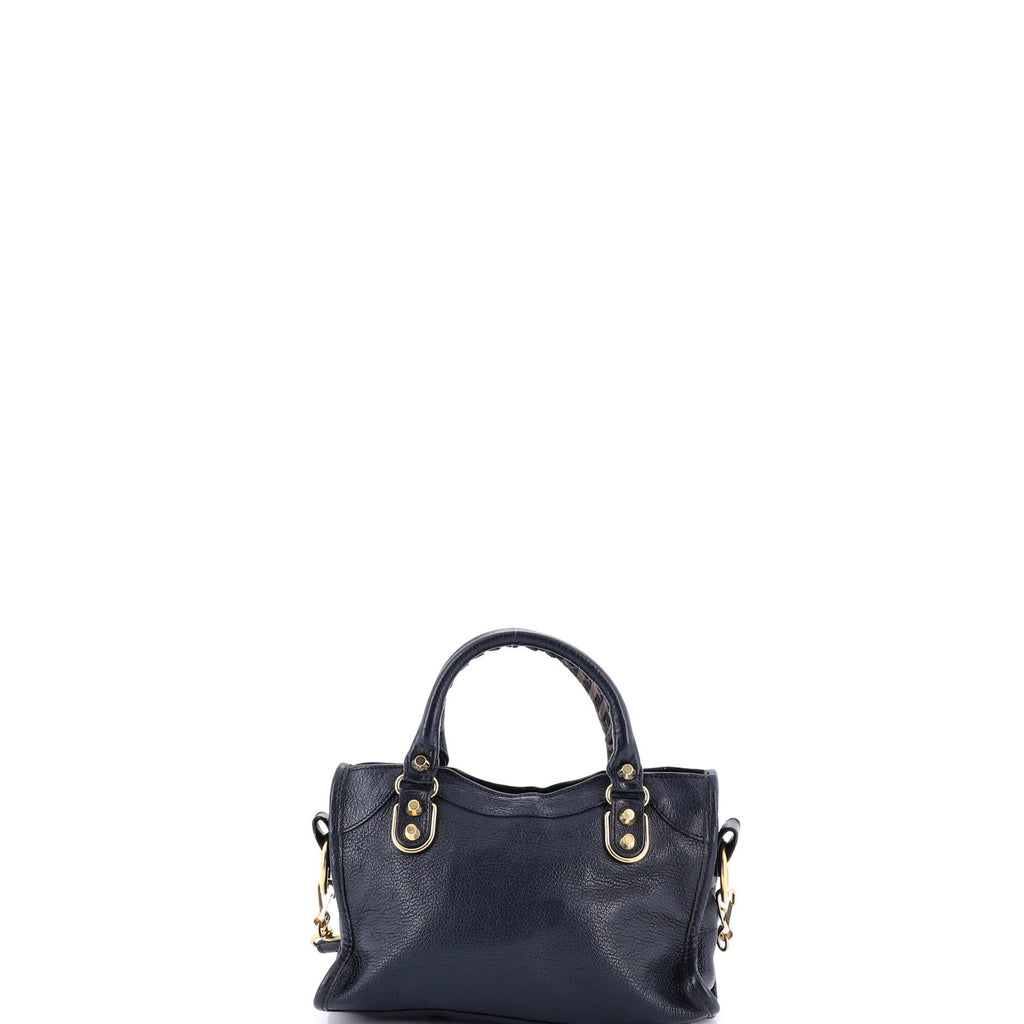 City Classic Metallic Edge Bag Leather Mini