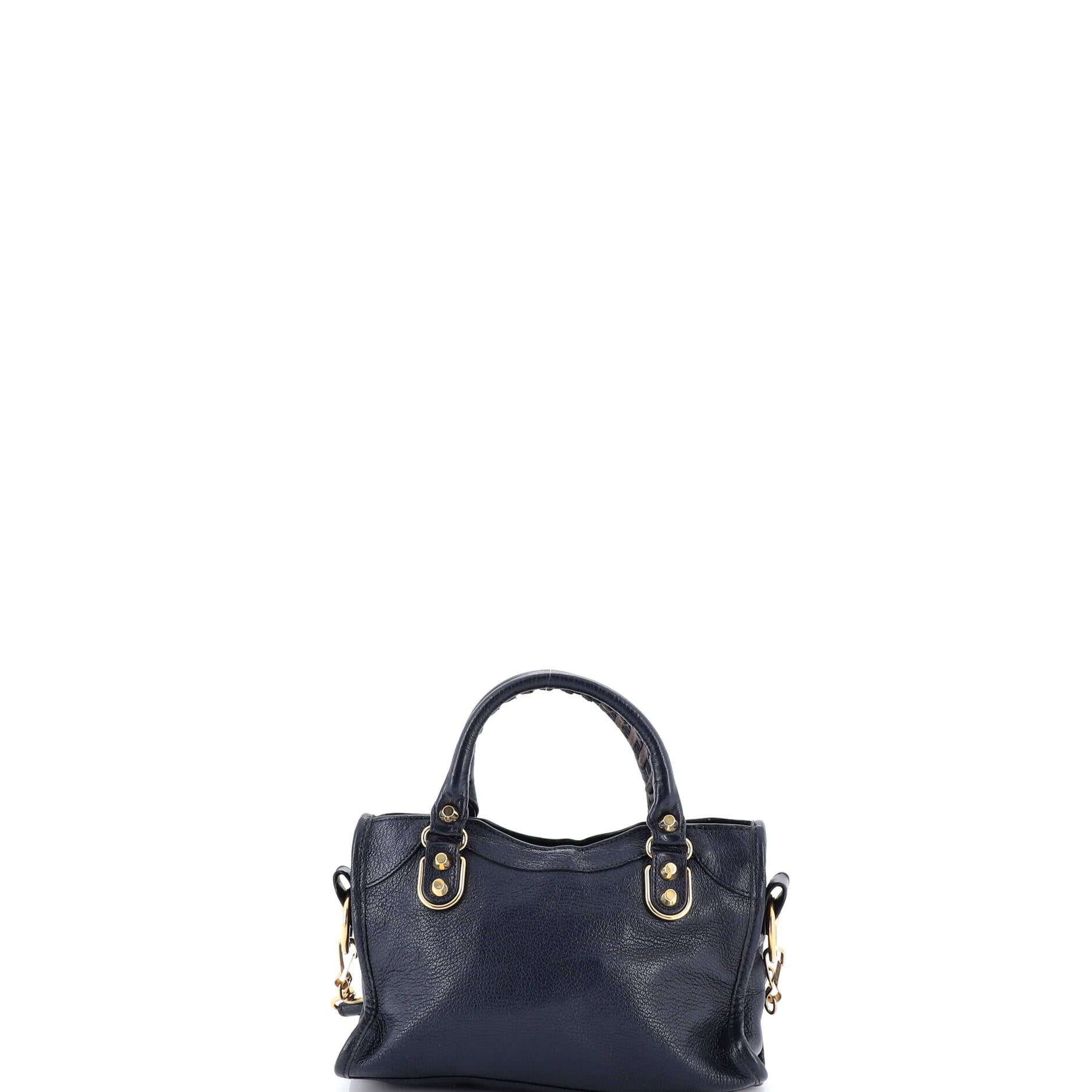 City Classic Metallic Edge Bag Leather Mini