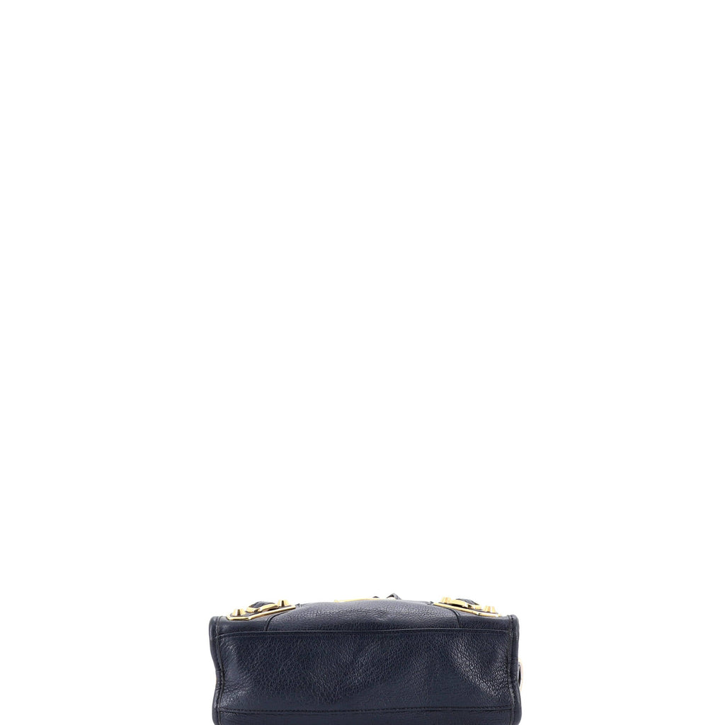 City Classic Metallic Edge Bag Leather Mini