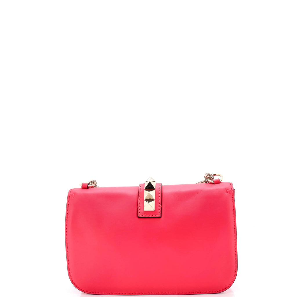 Glam Lock Shoulder Bag Leather Medium