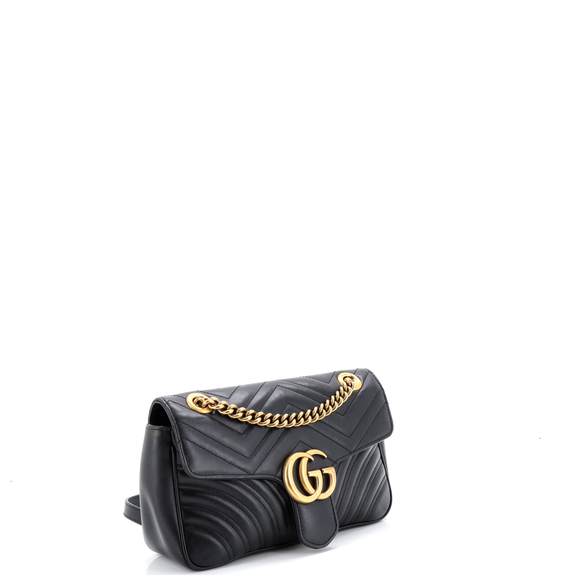 GG Marmont Flap Bag Matelasse Leather Small