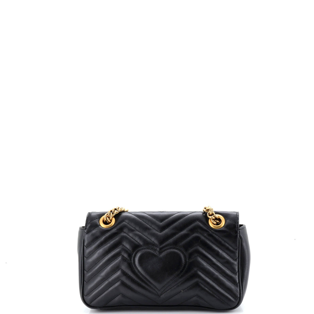 GG Marmont Flap Bag Matelasse Leather Small